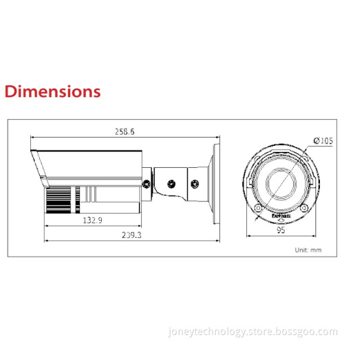 Hikvision 1.3MP Network IP Camera Bullet Camera (DS-2CD2610F-IS)